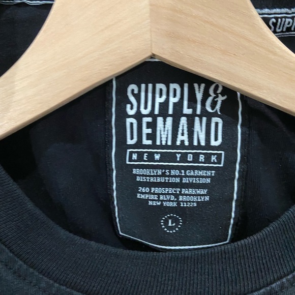 Supply & demand graphic t-shirt L - Picture 4 of 4